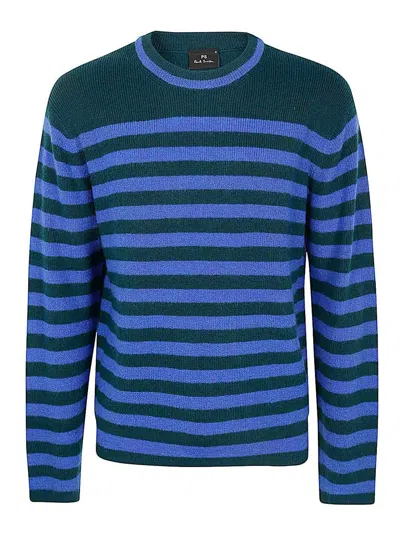 PS BY PAUL SMITH SUÉTER CUELLO REDONDO - AZUL