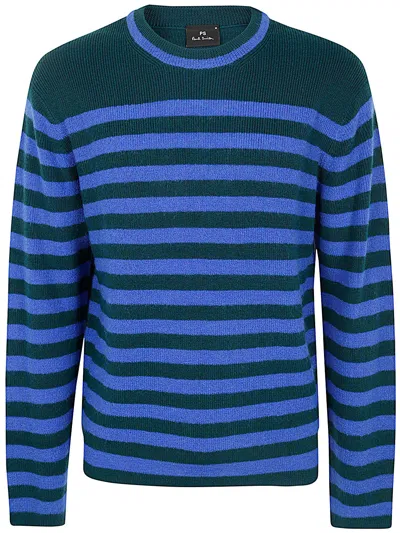 Ps By Paul Smith Mens Sweater Crew Neck In Inky