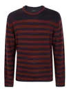 Ps By Paul Smith Ps Paul Smith Mens Sweater Crew Neck In Nude & Neutrals