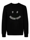 Ps By Paul Smith Ps Paul Smith Mens Sweatshirt Ps Happy In Black
