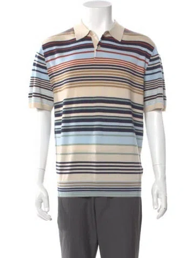Pre-owned Ps By Paul Smith Merino Wool Striped Polo Shirt In Multi