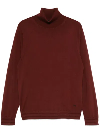 Ps By Paul Smith Merino Wool Sweater In Red