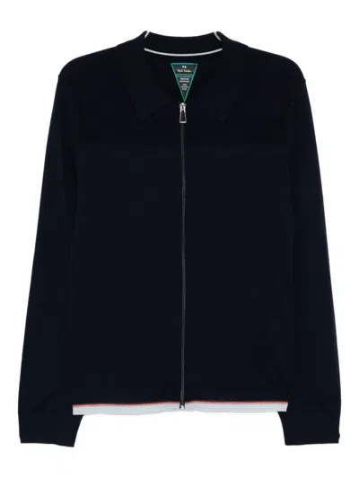 PS BY PAUL SMITH MERINO ZIP CARDIGAN