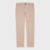 Ps By Paul Smith Mens Light Beige Brand-patch Straight-leg Mid-rise Stretch-cotton Trousers In Brown
