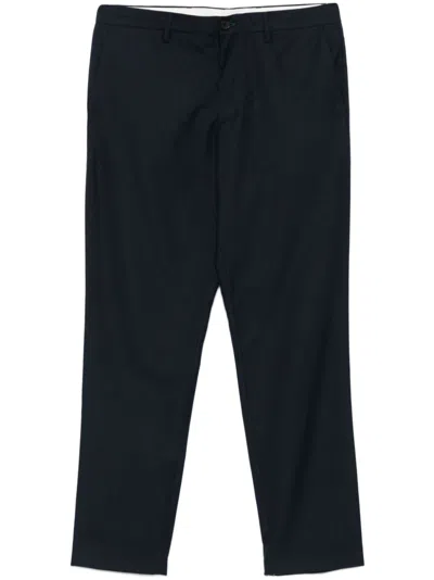 Ps By Paul Smith Mid-rise Chinos In Blue