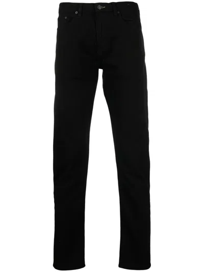 Ps By Paul Smith Mid-rise Slim-cut Jeans In Black