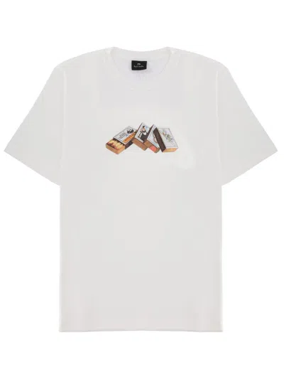 Ps By Paul Smith Mini Matchbox Graphic T-shirt For Men In Animal Print