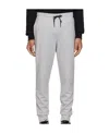 Ps By Paul Smith S By Paul Smith Mens Grey Melange Zebra Brand-embroidered Organic-cotton Jogging Bottoms Xl In Gray