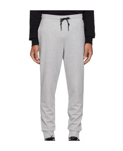 Ps By Paul Smith Mélange-effect Tapered Track Pants In 72 Greys
