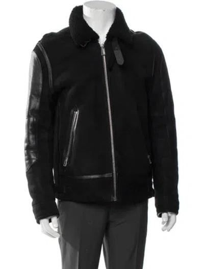 Pre-owned Ps By Paul Smith Moto Jacket In Black