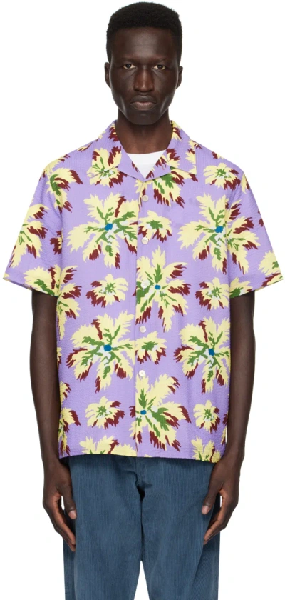 Ps By Paul Smith Multicolor Floral Shirt In 51 Purples