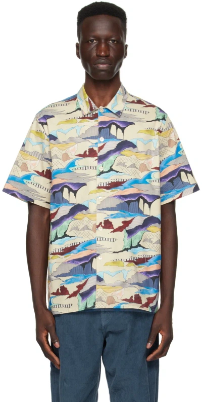 Ps By Paul Smith Multicolor Graphic Shirt In 02