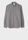 Ps By Paul Smith Multicolour Check Cotton-lyocell Shirt Grey In Gray