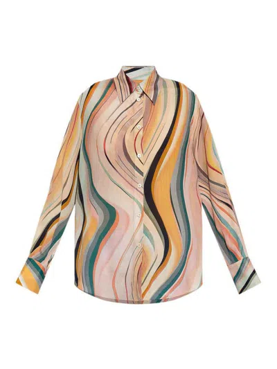 Ps By Paul Smith Ps Paul Smith Striped Knit Top In Multicolor