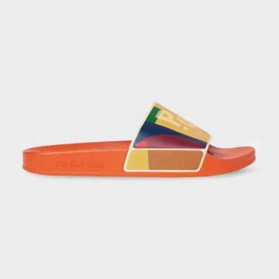 Ps By Paul Smith Multicolour 'zed' Colourblock Slides