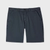 Ps By Paul Smith Ps Paul Smith Stretch-cotton Chino Shorts In Blue
