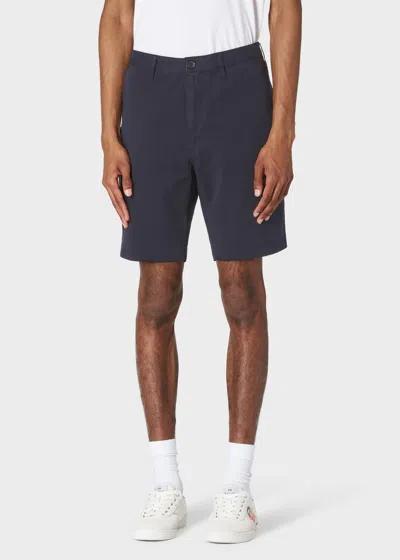 Ps By Paul Smith Zebra Bermuda In Blue