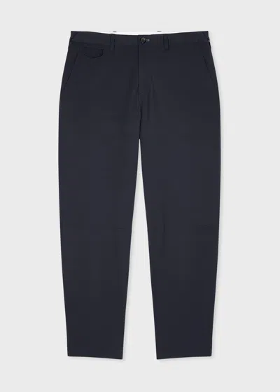 Ps By Paul Smith Navy Cotton-blend Stretch Chinos Blue