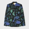 Ps By Paul Smith Ps Paul Smith Printed Cotton Shirt In Blue