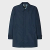 Ps By Paul Smith Navy Lined Mac Blue In Blue