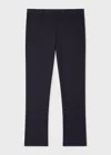 Ps By Paul Smith Navy Mid-fit Wool-cotton Blend Chinos Blue In Blue