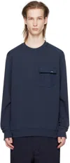 Ps By Paul Smith Navy Patch Pocket Sweatshirt In 49 Blues