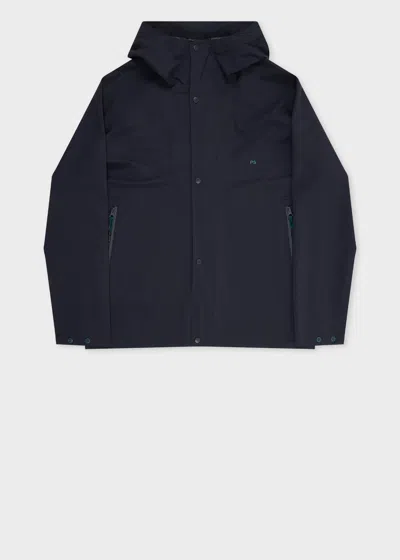 Ps By Paul Smith Navy Recycled-polyester Hooded Jacket Blue