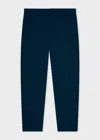 Ps By Paul Smith Navy Stretch Cotton-blend Elasticated Waist Chinos Blue In Blue