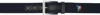 Ps By Paul Smith Buckle-fastening Zebra-detail Belt In Blue