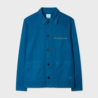 Ps By Paul Smith Buttoned Pocket Jacket In Blue