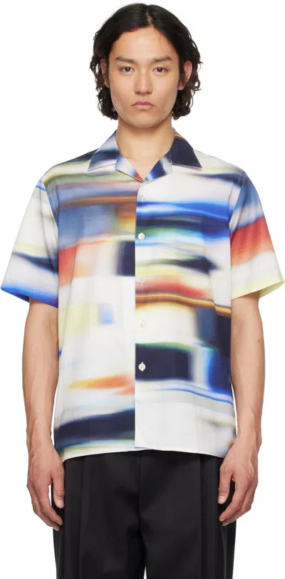 Ps By Paul Smith Ps Paul Smith Bowling Shirt In Multicolour