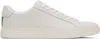 Ps By Paul Smith Ps Paul Smith Cow Leather Sneakers With Striped Detail In 1 White