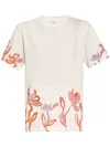PS BY PAUL SMITH OLEANDER PRINT COTTON T-SHIRT