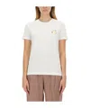 Ps By Paul Smith Womens Ps Swirl Logo T-shirt By Ps Paul Smith In White