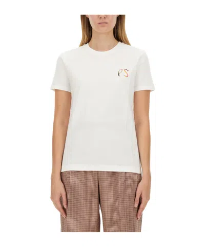 PS BY PAUL SMITH PS PAUL SMITH SWIRL PS LOGO T-SHIRT