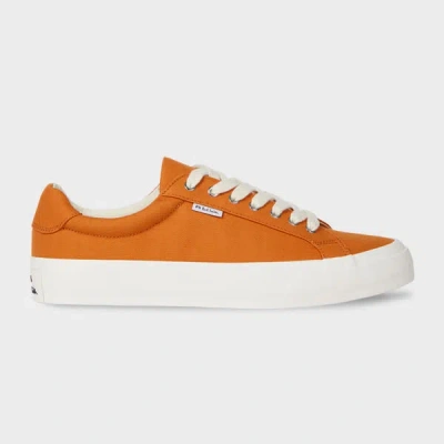 Ps By Paul Smith Orange Canvas 'amos' Trainers