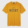Ps By Paul Smith Orange 'wrong Place Right Time' Print T-shirt Yellow In Yellow