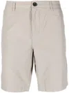 Ps By Paul Smith Organic-cotton Bermuda Shorts In Grey