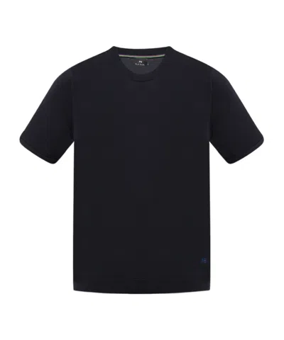 Ps By Paul Smith Organic Cotton T-shirt In Black