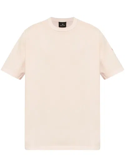 Ps By Paul Smith Organic-cotton T-shirt In Pink