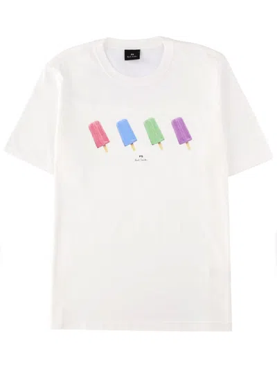Ps By Paul Smith Organic Cotton T-shirt For Men In Multi