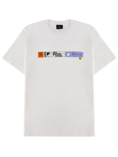 Ps By Paul Smith Organic Mini T-shirt For Men In White