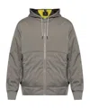 Ps By Paul Smith Ps Paul Smith Drawstring Padded Hooded Jacket In Gray
