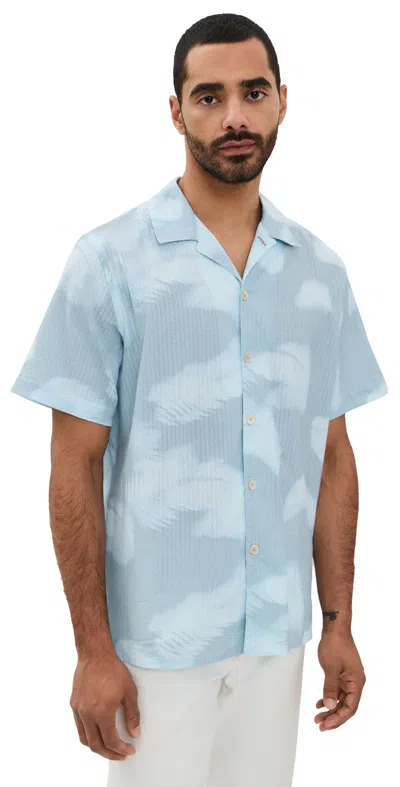 PS BY PAUL SMITH PALM SHIRT LIGHT BLUE