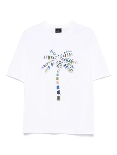 PS BY PAUL SMITH PALM TREE-PRINT T-SHIRT