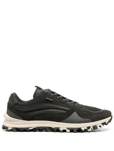 Ps By Paul Smith Panelled Suede Sneakers In Green