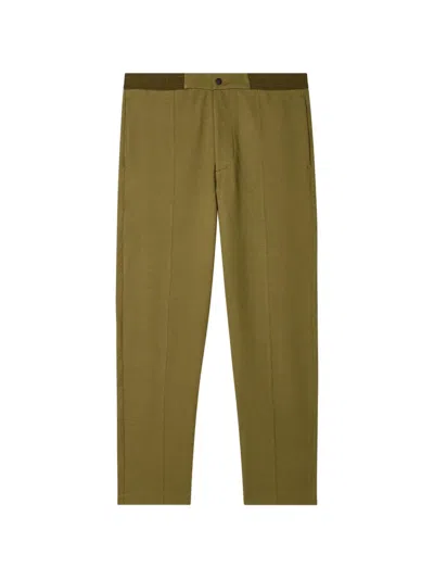 Ps By Paul Smith Panelled Trousers In Green