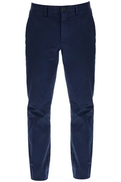 Ps By Paul Smith Ps Paul Smith Broad Stripe Zebra Mid Fit Chinos In Blue