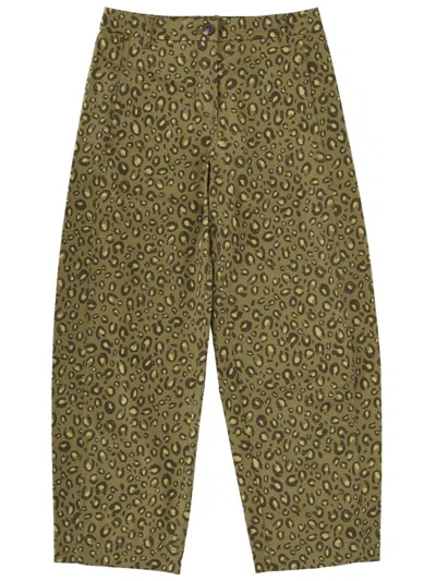 Ps By Paul Smith Pants With "animal" Print In Brown