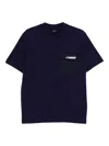Ps By Paul Smith Patch-pocket T-shirt In Blue